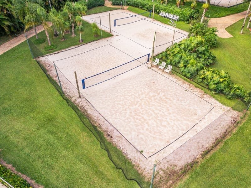 Quadra de beach tênis